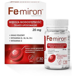 DOMOWA APTECZKA Fe-miron kapsułki twarde, 30 sztuk