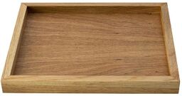 VERLO Taca dębowa do prezentacji dań STRATOS 33x27x3