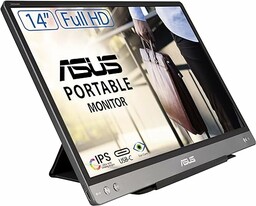 Asus MB14AC ZenScreen 90LM0631-B01170 14", Monitor, Srebrny