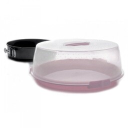 Ibili Komplet Tortownica z Pokrywą i Forma Okrągła