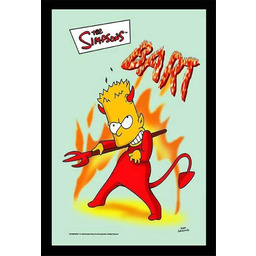 Empire 538260 lustro z nadrukiem z plastikową ramą