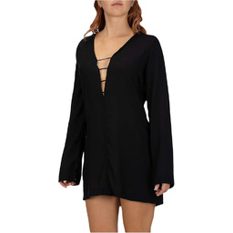 Hurley Damska sukienka z kapturem W Hana Czarny