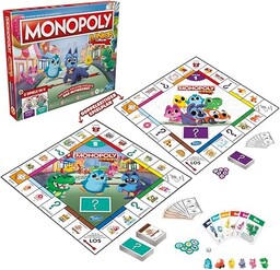Hasbro Gaming Monopoly Junior Gra, Wielokolorowy, Od 4