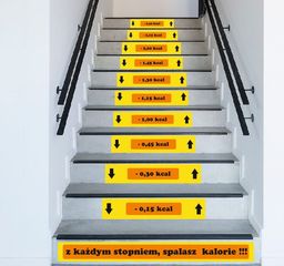 Z każdym stopniem spalasz kalorie - 11 naklejek