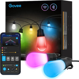 Girlanda ogrodowa LED GOVEE H7020 Czarny