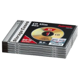 Hama Płaskie pudełko na płytę CD (5 sztuk,