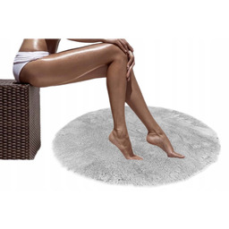 Dywanik Łazienkowy Miękki Pluszowy Okrągły Softi 100 cm
