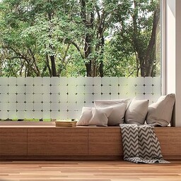 Folia okienna chroniąca przed wzrokiem, 50 kwadratowych naklejek