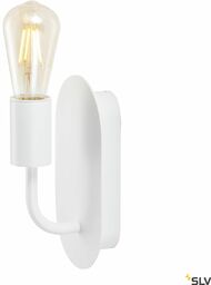 FITU lampa ścienna biała E27 owalna metalowa -
