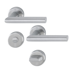 Utrecht - Klamki z okrągłym szyldem do WC,