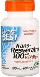 Doctor''s Best Trans-Resveratrol With Resvinol-25 100mg - 60