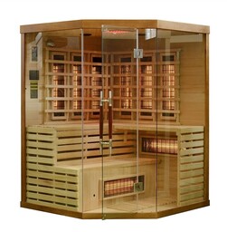 Sauna infrared narożna EA3CR z koloroterapią