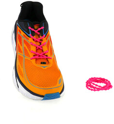 XTENEX Elastyczne sznurówki sportowe XTENEX XH200 HYBRID fluo