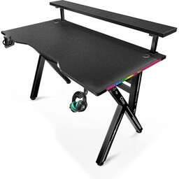 COBRA Biurko gamingowe CRF4010RGB Czarny