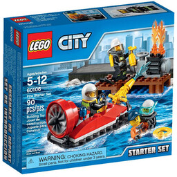 LEGO City, klocki Strażacy, zestaw startowy, 60106