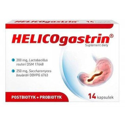 Suplement diety, Helicogastrin, Tabletki na wrzody żołądka Helicobacter
