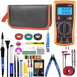 Lutownica Największy Zestaw Narzędzi Multimetr