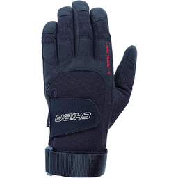 Chiba Mężczyźni Strongman Gripper Rękawice Black XS