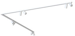 Punktowa lampa sufitowa MONO VIII dł. 2x200cm 8xGU10