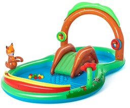 Bestway, basen dziecięcy, pompowany, wodny plac zabaw, Friendly,