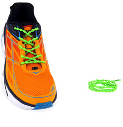 XTENEX Elastyczne sznurówki sportowe XTENEX XH200 HYBRID fluo