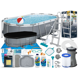 Basen Bestway 427x250x100 Ogrodowy Stelażowy 56620 20w1