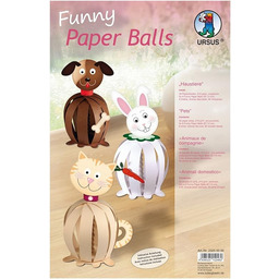 Ursus 23250099 - Funny Paper Balls zwierzęta domowe,