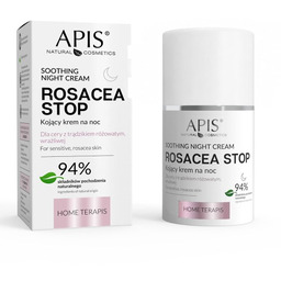 Krem do twarzy na noc kojący ROSACEA STOP