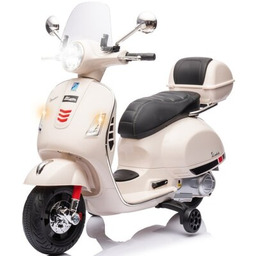 MILLY MALLY Motorek elektryczny Vespa GTS Super Biały