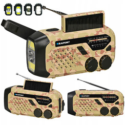 Radio alarmowe Led Sos Solar Dynamo Power Bank