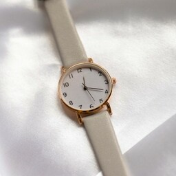 Zegarek damski szary Langon minimalistyczny z cyframi