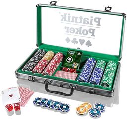 Zestaw Pokerowy Piatnik Alu-Case - 300 Żetonów 14g