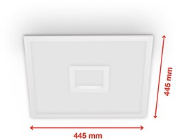Telefunken Panel LED Centerback CCT RGB 45x45cm biały