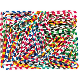 Tetis, Spinacze Biurowe Okrągłe Zebra 28Mm 100 Szt