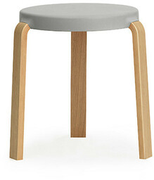 Normann Copenhagen - Tap Stool Dąb/Szary