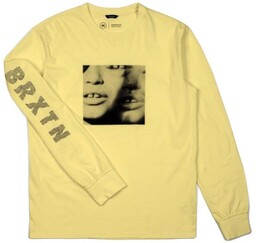 koszulka BRIXTON - Lens L/S Stt Washed Yellow