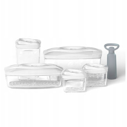 5 pojemników próżniowych na żywność pompka