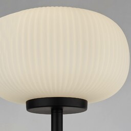 Searchlight Lampa stojąca Lumina ze szklanym kloszem