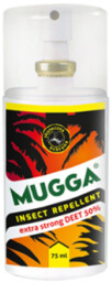 MUGGA Spray 50% DEET na komary i kleszcze