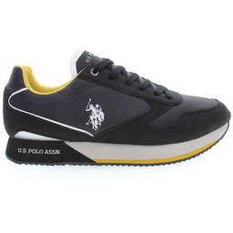 CZARNE MĘSKIE BUTY SPORTOWE US POLO NAJLEPSZA CENA
