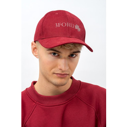 Pakamera Czapka z daszkiem,,3FORU bordo