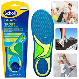 SCHOLL GelActiv Sport Żelowe wkładki do obuwia sportowego,