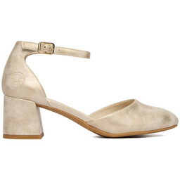 Czółenka Rieker 44762-91 Złoty