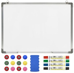 Tablica magnetyczna biała suchościerna 150 x 100 cm