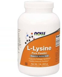 Now Foods L-Lysine Pure Powder, 454 g
