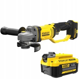 Stanley Szlifierka kątowa 125mm 18V SFMCG400B Akumulator 4.0Ah