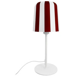 Lampa Stołowa Dyberg Larsen, Gry, czerwony, salon, metal,