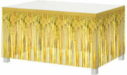 Skirting złoty - 80 x 300 cm -