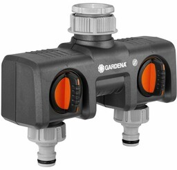 GARDENA Przyłącze kranowe z 2 wyjściami 3/4" 1"