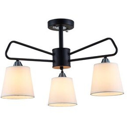 Żyrandol MORLEY 3 x 60 W E14 czarny